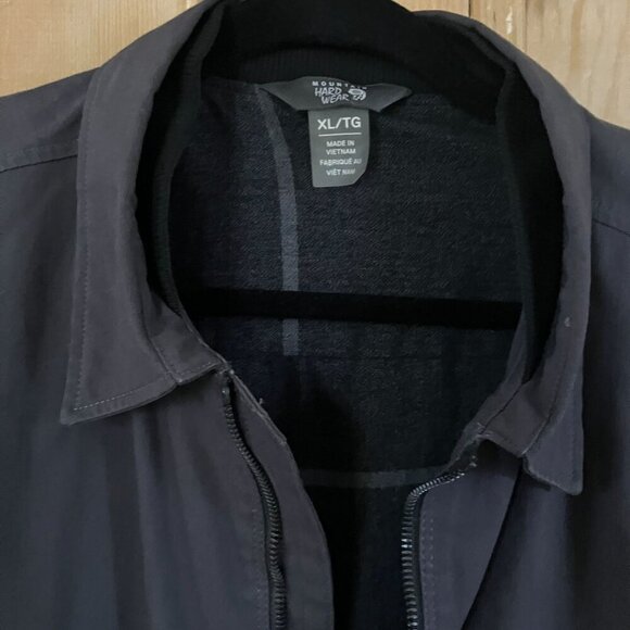 Mountain Hardwear Other - Mountain Hardwear Mens Peiro Flannel Lined Canvas Trucker Jacket XL Gray SP EXC